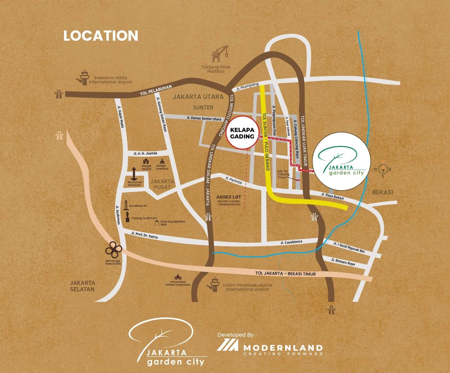 Lokasi Cluster Vastu JGC
